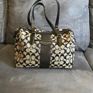 COACH Handbag Black & Gray